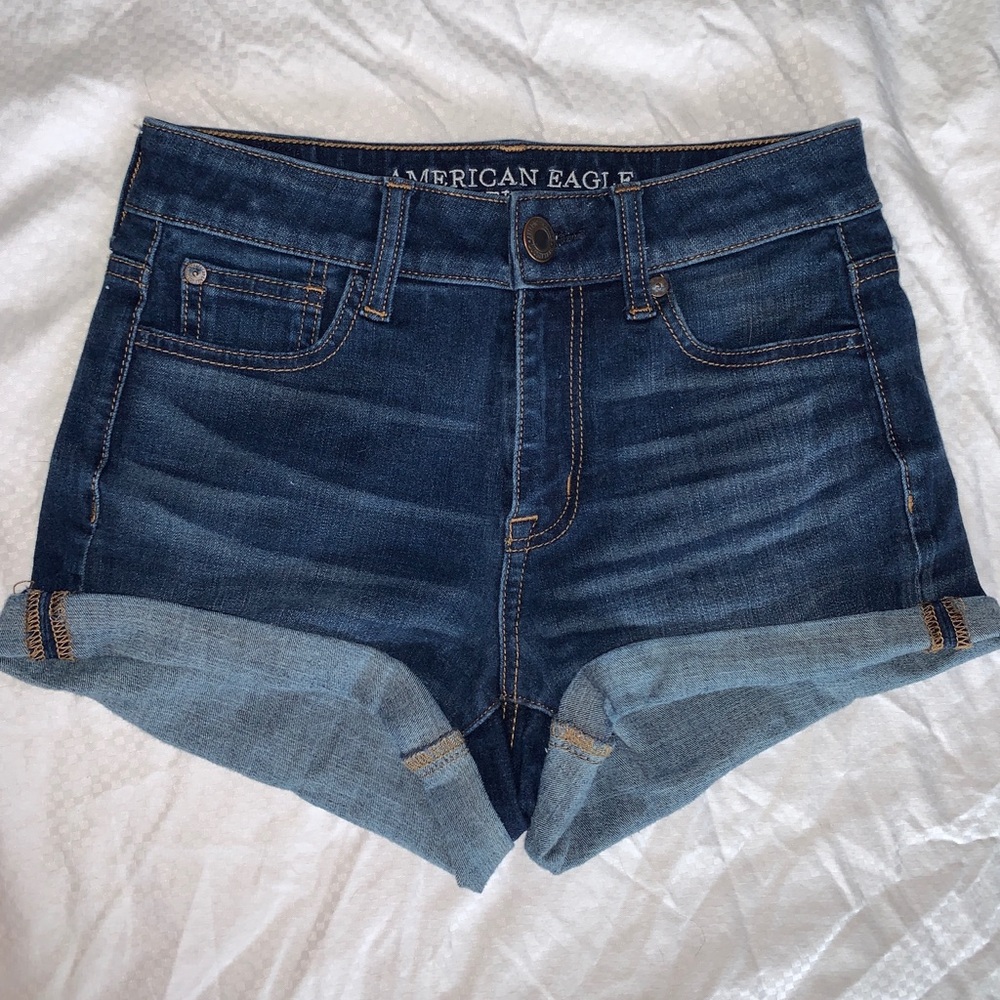 High rise shorts